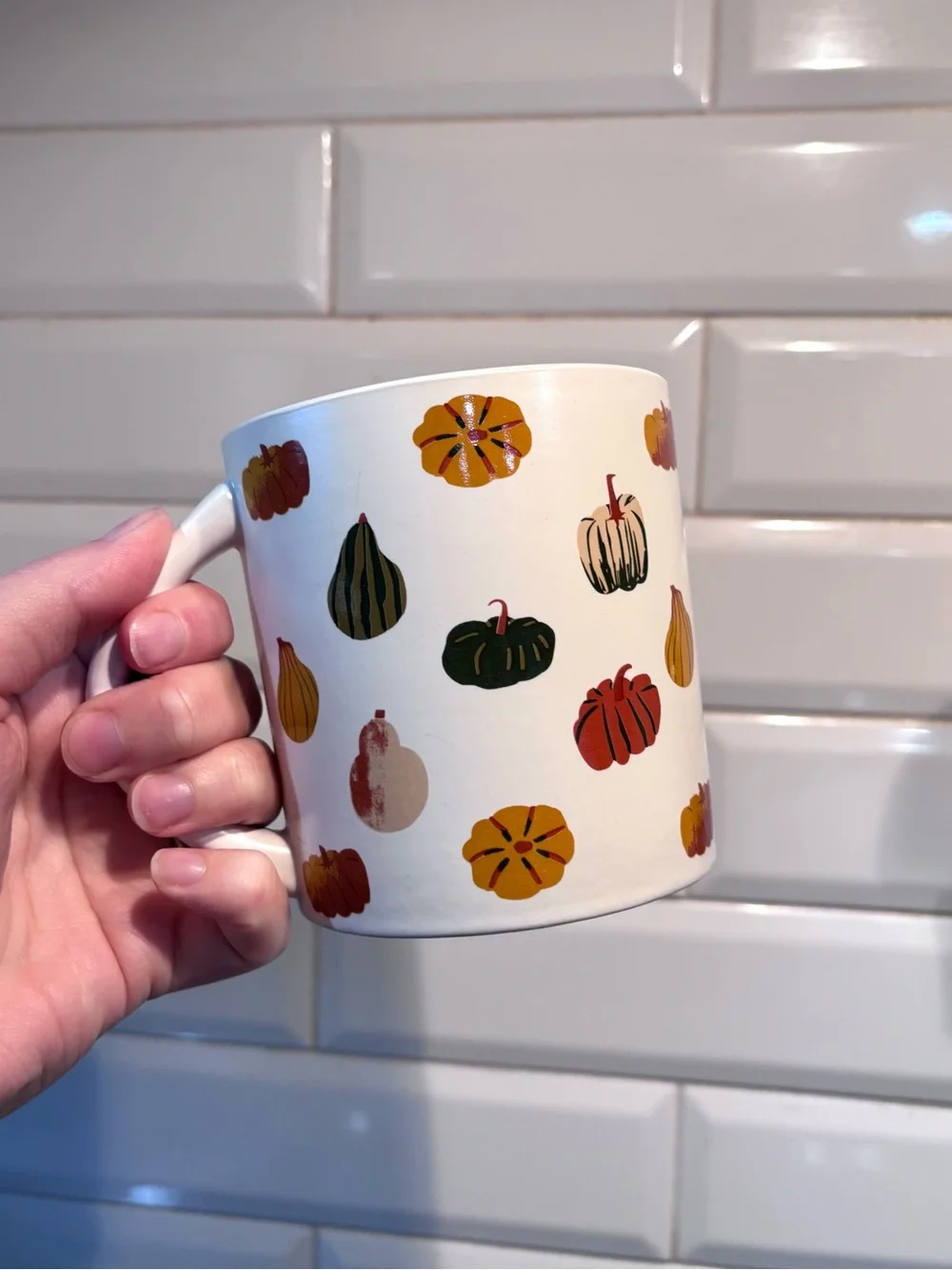 Autumn pumpkin coffee mug